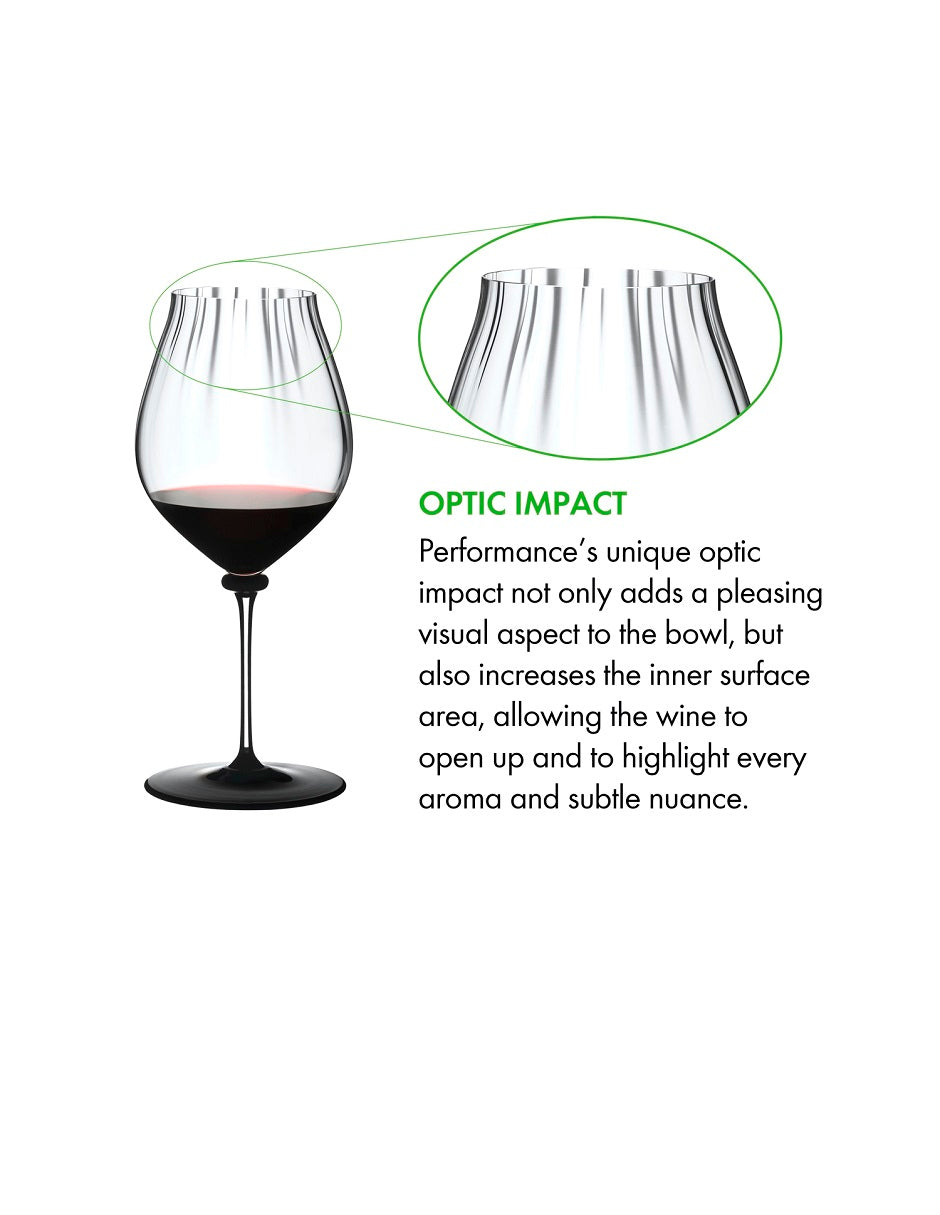 RIEDEL FATTO A MANO PERFORMANCE PINOT NOIR BLACK BASE