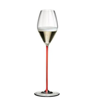RIEDEL HIGH PERFORMANCE CHAMPAGNE GLASS RED