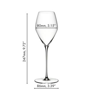 RIEDEL VELOCE ROSE WINE